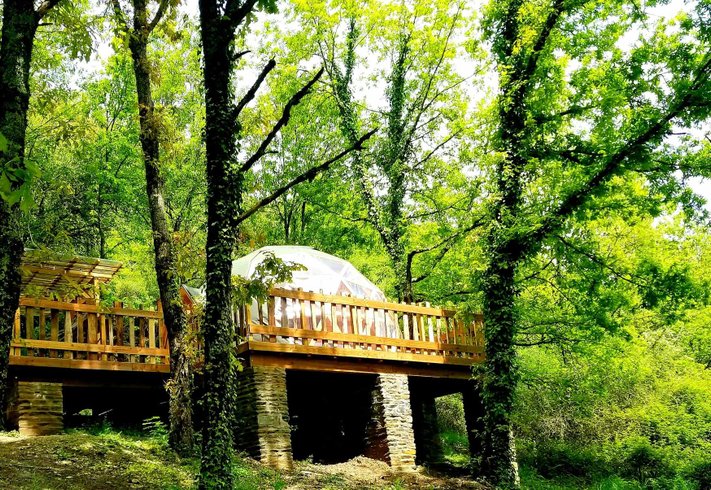 Dôme perché sur pilotis & spa : Dôme en Midi-Pyrénées (Occitanie) – photo 23 sur 68