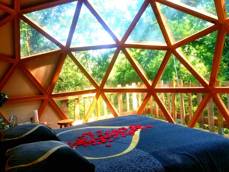 Dôme perché sur pilotis & spa : Dôme en Midi-Pyrénées (Occitanie) – photo 28 sur 68