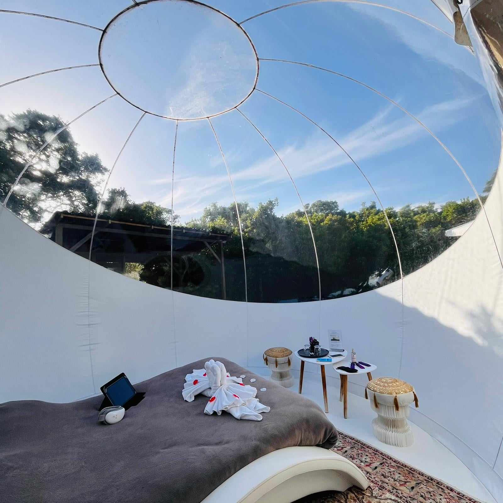 Chambre bulle sous les étoiles à Figari