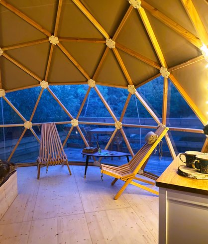 Chambre dôme sous les étoiles à Rocbaron