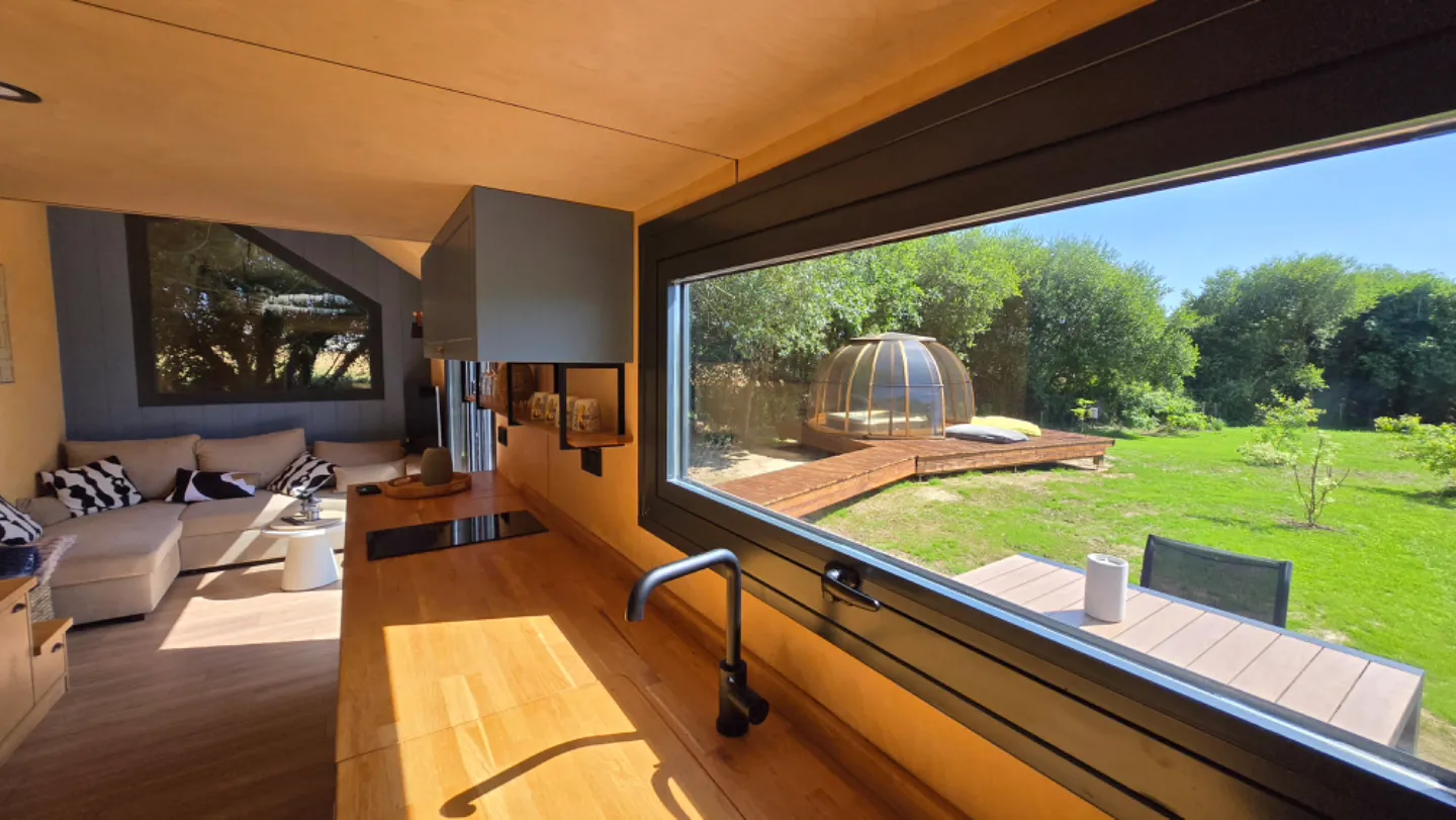 Intérieur dôme à Yvias