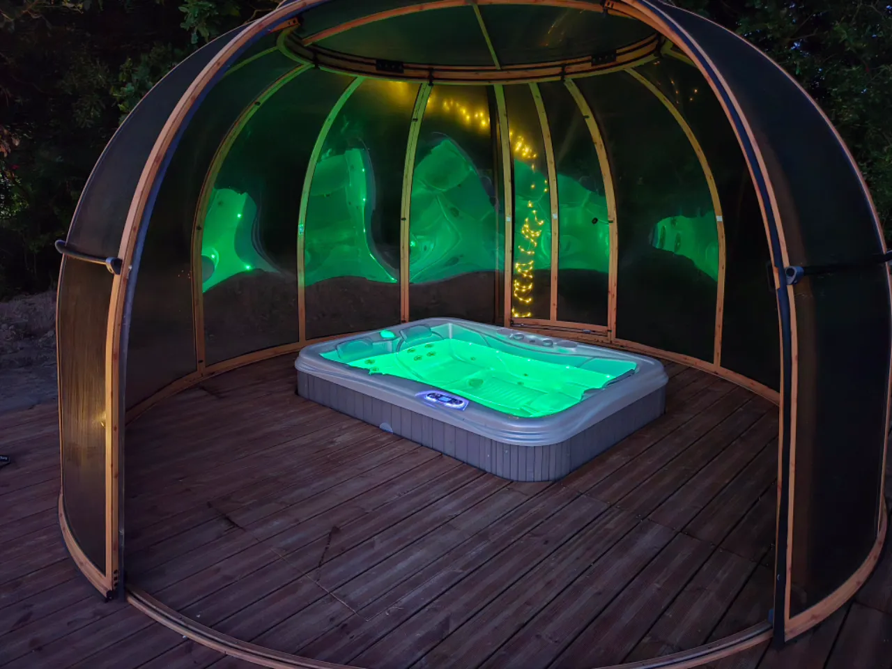 Tiny house dôme avec jacuzzi privatif en Bretagne (Yvias, Côtes-d'Armor) - photo 8 sur 30
