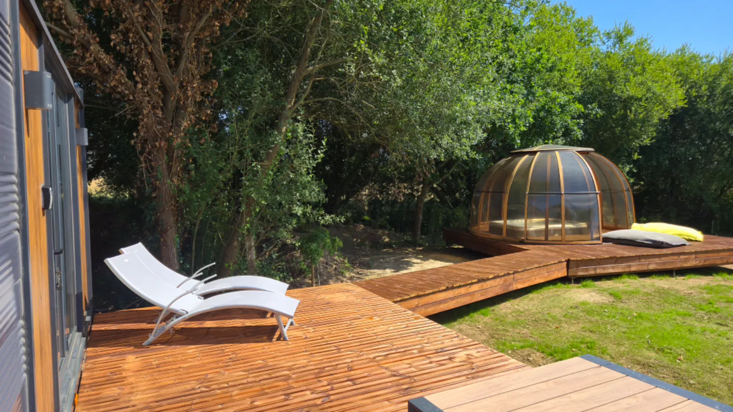 Tiny house dôme avec jacuzzi privatif en Bretagne (Yvias, Côtes-d'Armor) - photo 22 sur 30