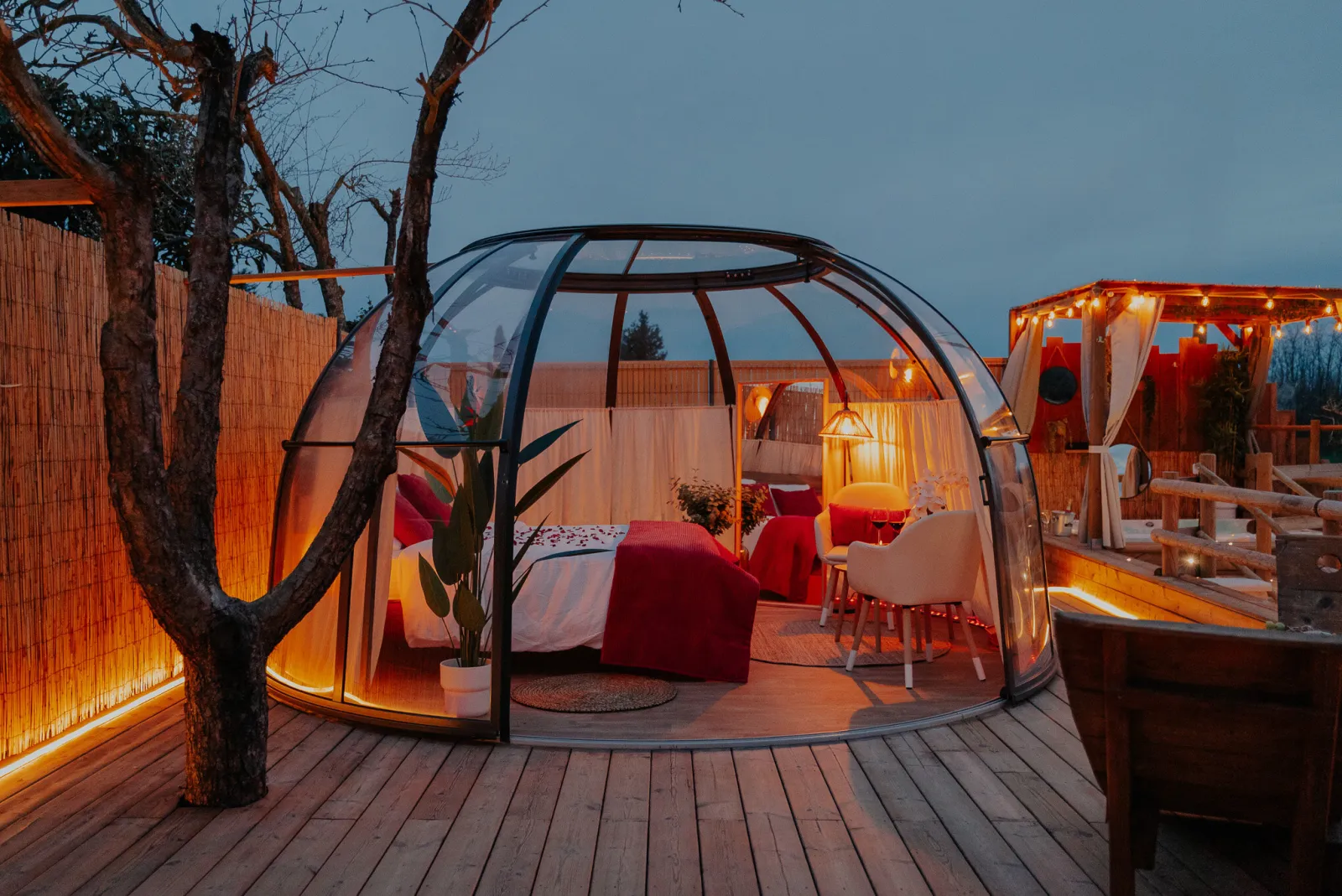 Vignabulle & Spa & Sauna - bulle à Saint-Martin-d'Ardèche, Ardèche