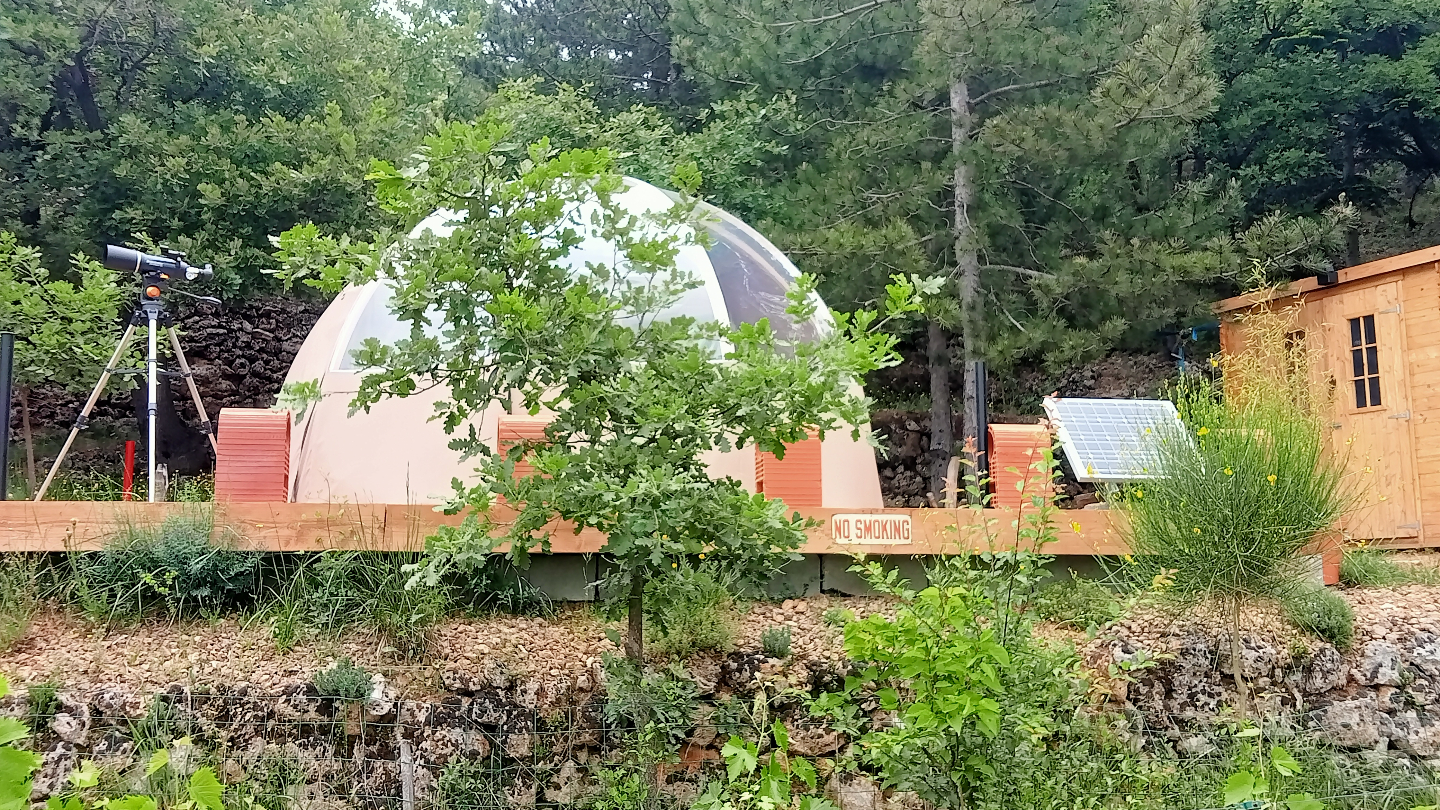 Wigwam étoilé – vue extérieure