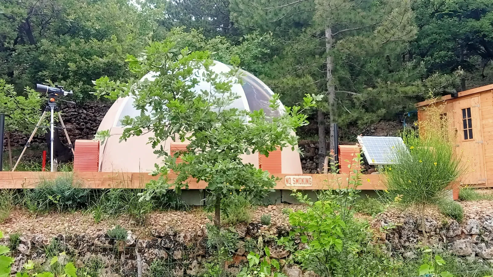 Wigwam étoilé - vue extérieure