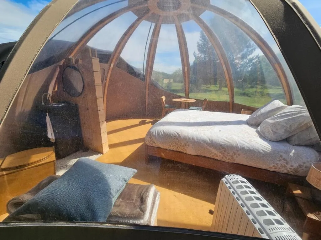 Chambre bulle sous les étoiles à Aulnay-sur-Iton