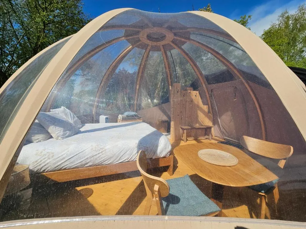 Bulle insolite Wigwam - Bulle transparente près d'Évreux (Aulnay-sur-Iton, Eure) - photo 7 sur 10