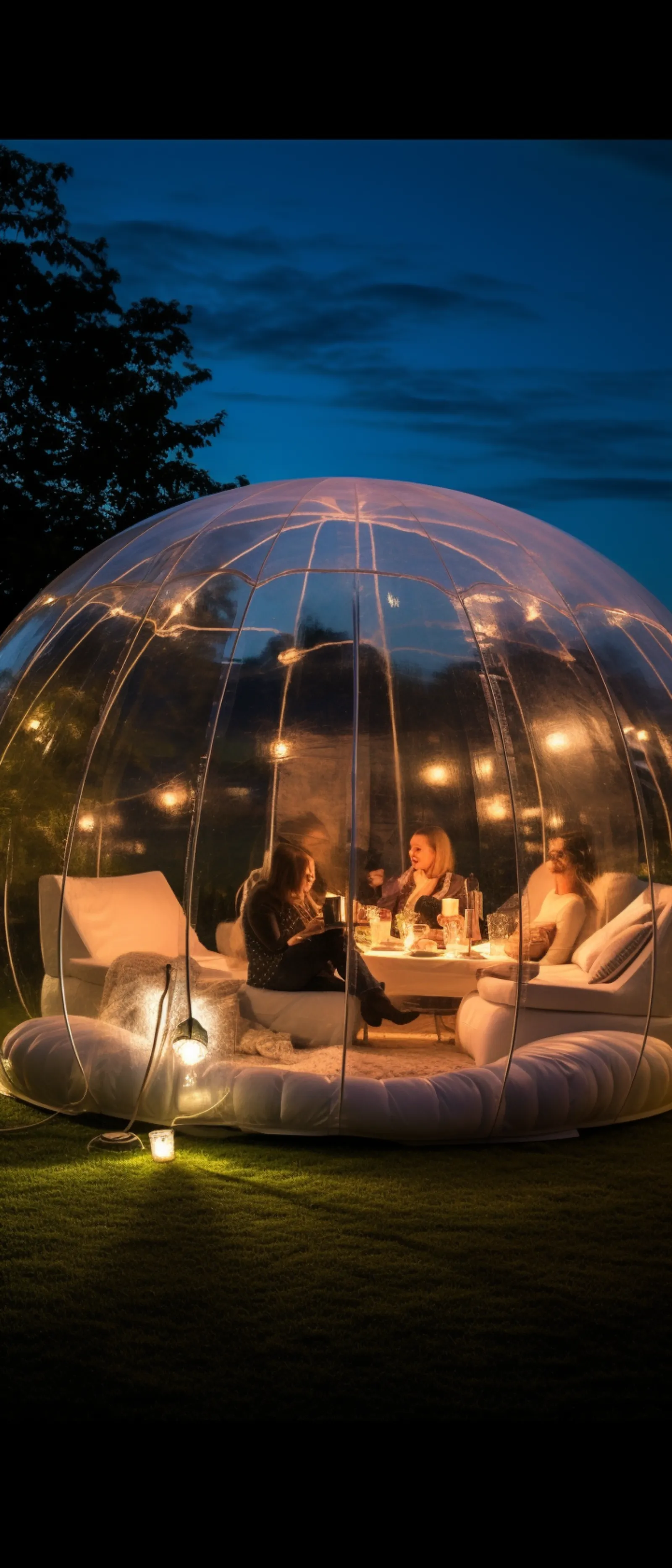Comment offrir une nuit dans une bulle ?