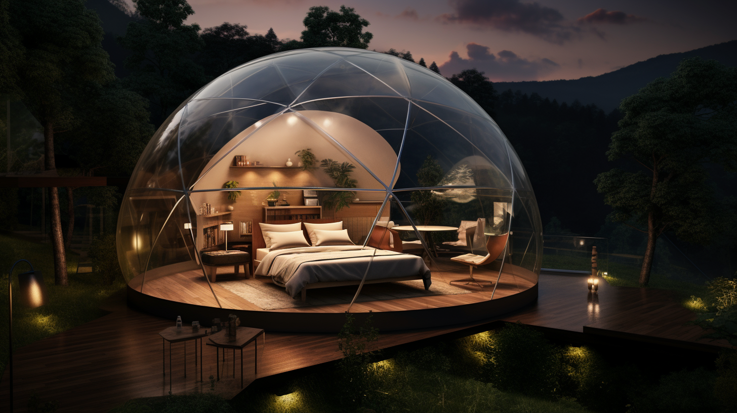 Cabanes & Bulles – Pyramide Sirius (Saint-Sébastien-d’Aigrefeuille, Cévennes)