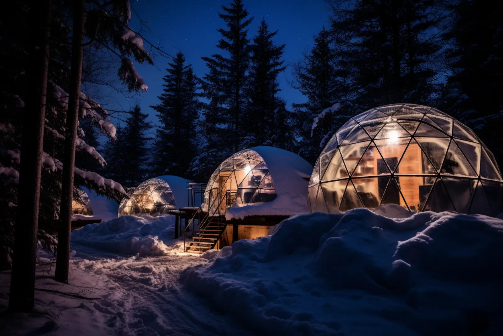 Dormir dans une bulle en été : chaleur et confort